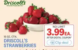 Kings Food Markets DRISCOLL'S STRAWBERRIES offer