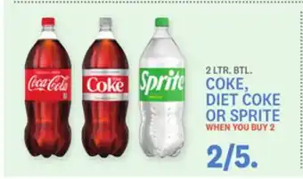 Kings Food Markets COKE, DIET COKE OR SPRITE offer