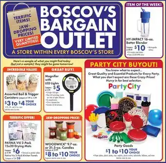 Boscov's BOSCOV'S BARGAIN OUTLET offer