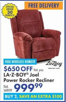 Boscov's LA-Z-BOY Joel Power Rocker Recliner offer