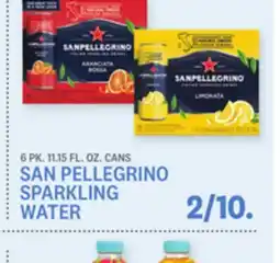 Kings Food Markets SAN PELLEGRINO SPARKLING WATER offer