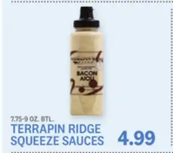 Kings Food Markets TERRAPIN RIDGE SQUEEZE SAUCES offer