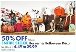 Boscov's Harvest & Halloween Décor offer