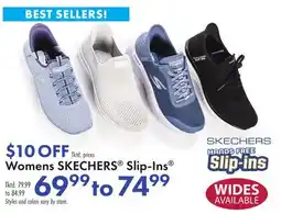 Boscov's Womens SKECHERS Slip-Ins offer