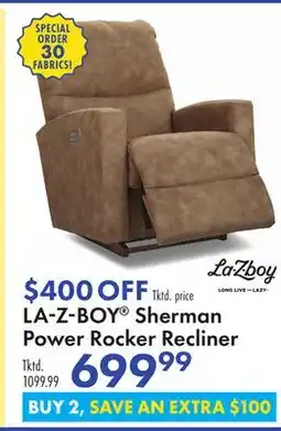 Boscov's LA-Z-BOY Sherman Power Rocker Recliner offer