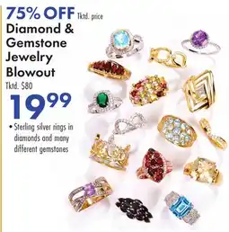 Boscov's Diamond & Gemstone Jewelry Blowout offer