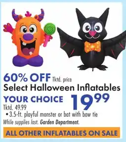 Boscov's Select Halloween Inflatables offer