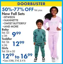 Boscov's New Fall Sets offer