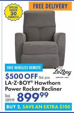 Boscov's LA-Z-BOY Hawthorn Power Rocker Recliner offer