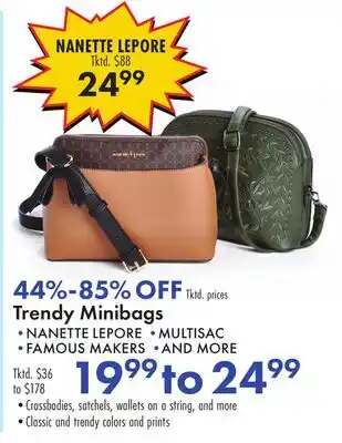 Boscov's Trendy Minibags offer