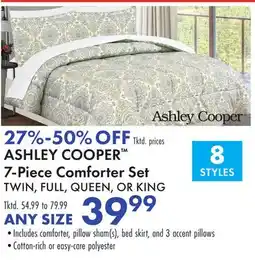Boscov's ASHLEY COOPER 7-Piece Comforter Set offer