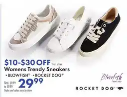 Boscov's Womens Trendy Sneakers offer