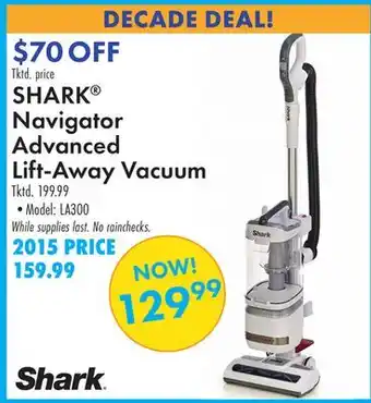 Boscov's SHARK Navigator Advanced offer