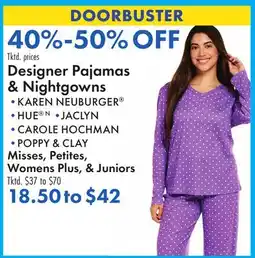 Boscov's Designer Pajamas & Nightgowns offer