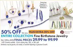 Boscov's ENTIRE COLLECTION Fine Birthstone Jewelry offer