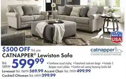 Boscov's CATNAPPER Lewiston Sofa offer