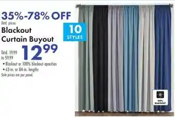 Boscov's Blackout Curtain Buyout offer