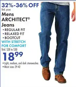 Boscov's Mens ARCHITECT Jeans offer