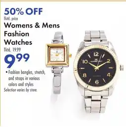 Boscov's Womens & Mens Fashion Watches offer
