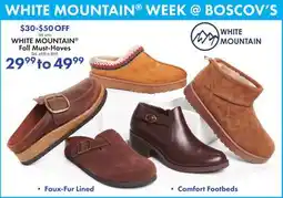 Boscov's WHITE MOUNTAIN Fall Must-Haves offer