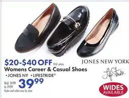 Boscov's Womens Career & Casual Shoes offer