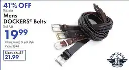 Boscov's Mens DOCKERS Belts offer