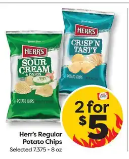Weis Markets Herr's Regular Potato Chips offer