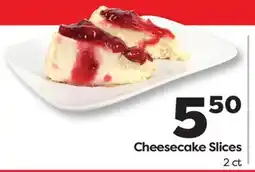 Weis Markets Cheesecake Slices offer