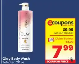 Weis Markets Olay Body Wash offer