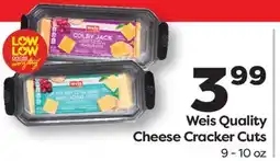 Weis Markets Weis Quality Cheese Cracker Cuts offer
