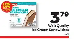 Weis Markets Weis Quality Ice Cream Sandwiches offer