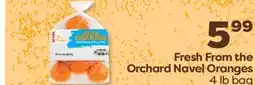 Weis Markets Fresh From the Orchard Navel Oranges offer