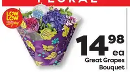 Weis Markets Great Grapes Bouquet offer