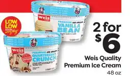 Weis Markets Weis Quality Premium Ice Cream offer