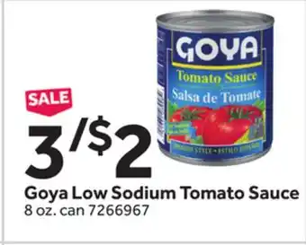 Stop&Shop Goya Low Sodium Tomato Sauce offer
