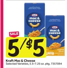 Stop&Shop Kraft Mac & Cheese offer