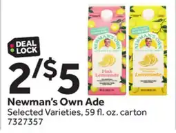 Stop&Shop Newman's Own Ade offer