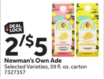 Stop&Shop Newman's Own Ade offer