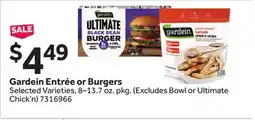 Stop&Shop Gardein Entrée or Burgers offer