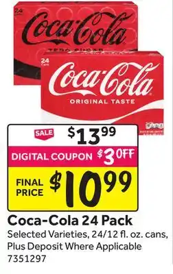 Stop&Shop Coca-Cola 24 Pack offer