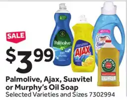 Stop&Shop Palmolive, Ajax, Suavitel or Murphy's Oil Soap offer