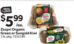 Stop&Shop Zespri Organic Green or Sungold Kiwi offer