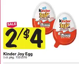 Stop&Shop Kinder Joy Egg offer