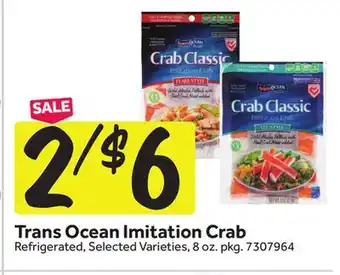 Stop&Shop Trans Ocean Imitation Crab offer