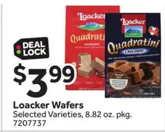 Stop&Shop Loacker Wafers offer