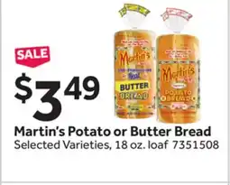 Stop&Shop Martin's Potato or Butter Bread offer