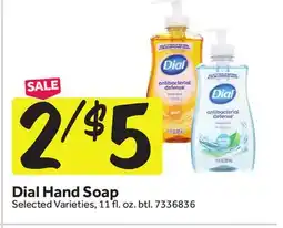Stop&Shop Dial Hand Soap offer