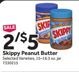 Stop&Shop Skippy Peanut Butter offer
