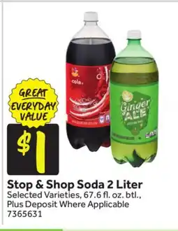 Stop&Shop Stop & Shop Soda 2 Liter offer