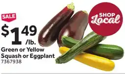 Stop&Shop Green or Yellow Squash or Eggplant offer